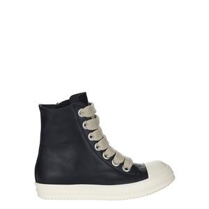 Rick Owens Women Leather High-Top Sneakers